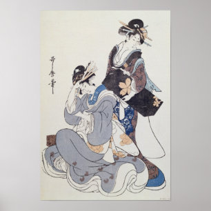 Póster Dos figuras femeninas