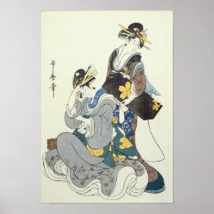 Póster Dos figuras femeninas