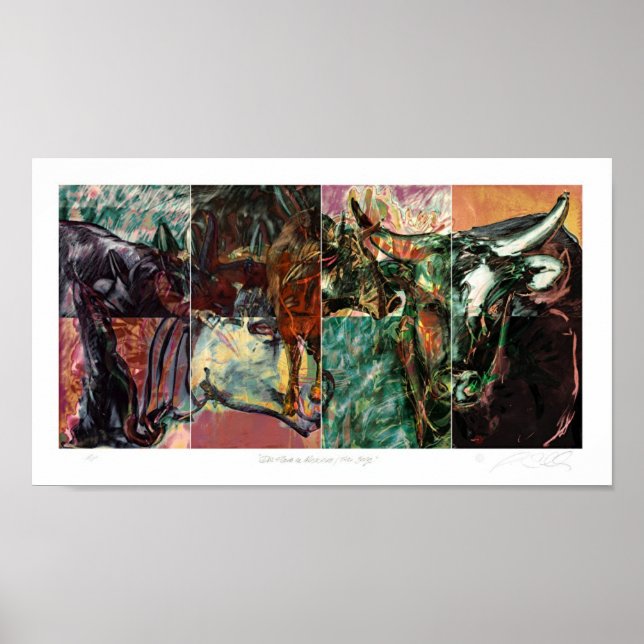 Póster Dos Flores en Alcántara / Primera etapa (Frente)