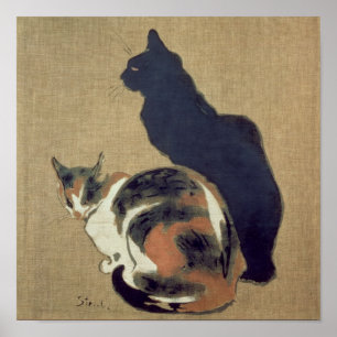 Póster Dos gatos, 1894