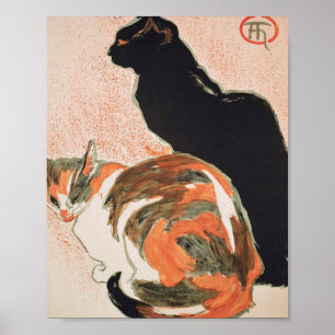 Póster Dos Gatos Por Theophile Alexandre Steinlen