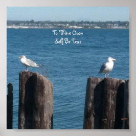 Póster Dos gaviotas "Para ser verdadero"