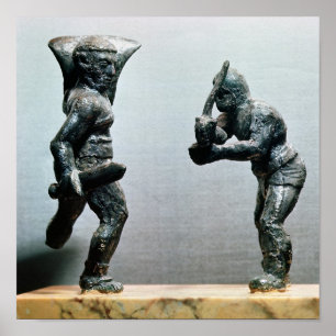 Póster Dos gladiadores en combate