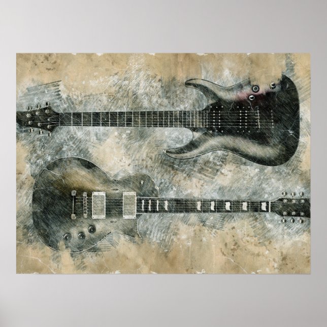 Póster Dos Guitarras (Frente)