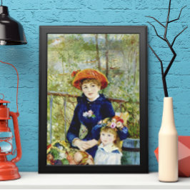 Póster Dos hermanas (en la terraza) de Pierre Renoir