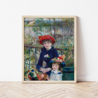 Póster Dos hermanas (en la terraza) | Renoir