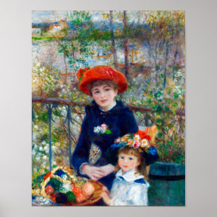 Póster Dos hermanas, Renoir