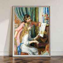 Dos jóvenes Chicas en el piano por Auguste Renoir