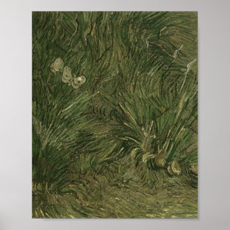 Póster Dos mariposas blancas, Bella Artes Van Gogh