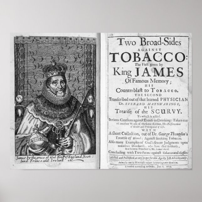 Póster "Dos medios contra el tabaco (Frente)