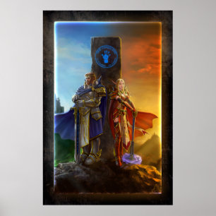 Póster Dos mundos