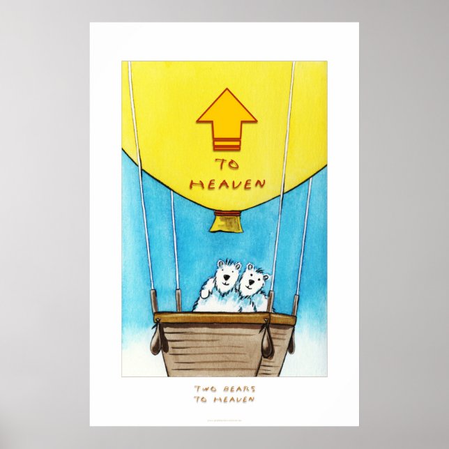 Póster dos osos al cielo (Frente)