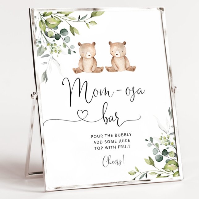 Póster Dos osos gemelos eucaliptus Mom-osa bar (Subido por el creador)