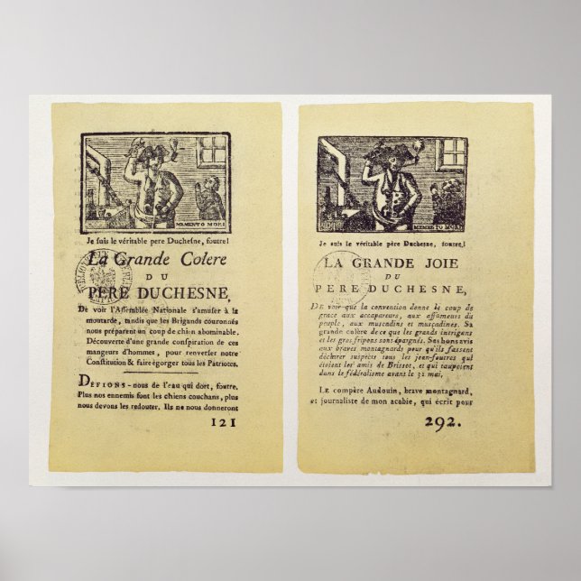 Póster Dos páginas de 'La Grande Colere de Pere' (Frente)