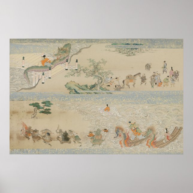 Póster Dos paneles de Scroll (Frente)