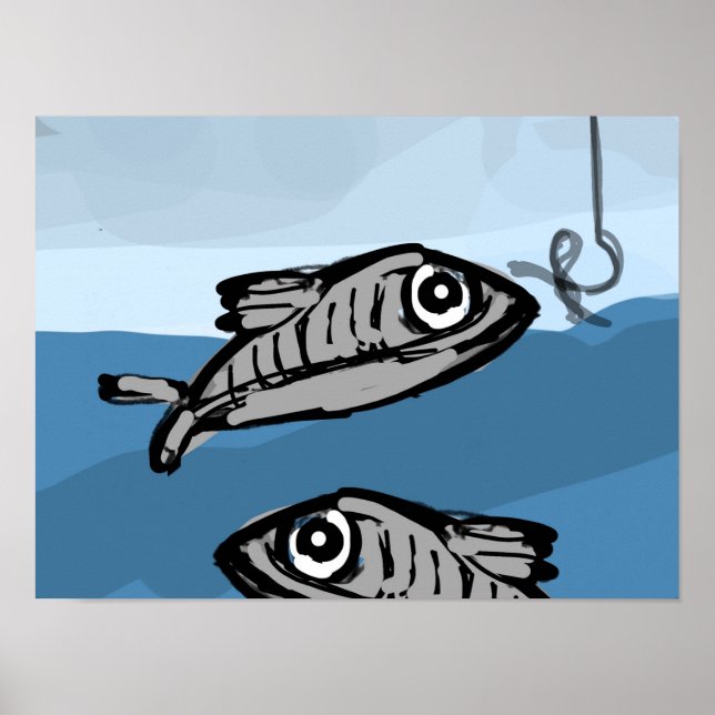 Póster Dos peces (Frente)