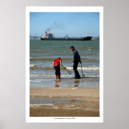 Póster Dos pescadores pequeños