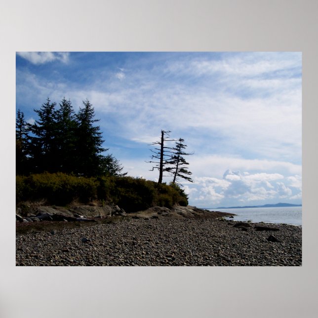 Póster Dos puntos de árbol (Frente)