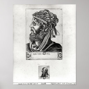 Póster Dos retratos de Catullus