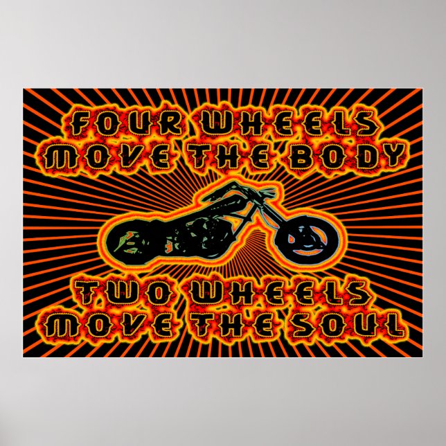 PÓSTER DOS RUEDAS MOVIMIENTO DEL POSTER E SOUL (Frente)