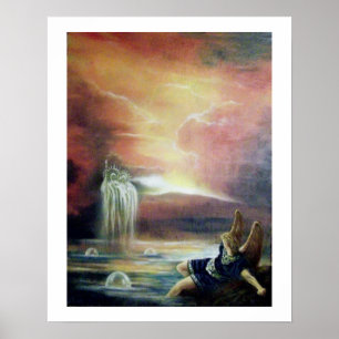 PÓSTER DOS SAN JUAN Y ÁNGEL CAÍDO