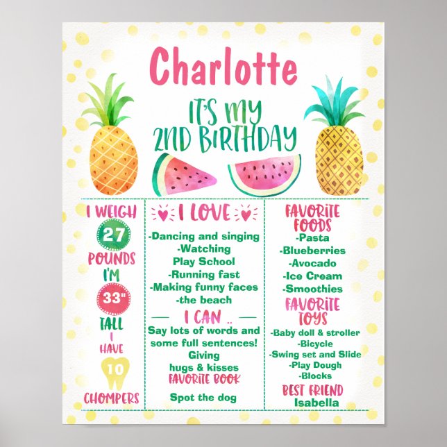 Póster Dos-tii Frutti, segundo Poster de la fecha de naci (Frente)