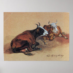 PÓSTER DOS VACAS DE MENOS