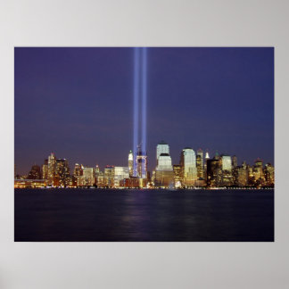 Póster Dos vigas de luz