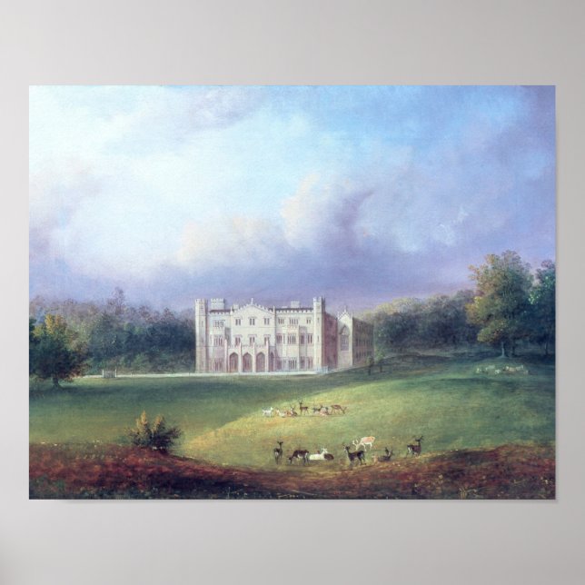 Póster Dos vistas de Apley Priory (Frente)