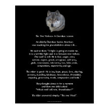 DOS WOLVES CHEROKEE TALE Poster