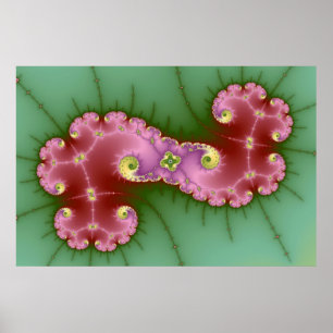 Póster Dos zapatos - Poster fractal