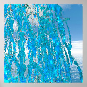 Póster Dosel de árbol de cristal