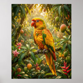 Póster Dosel de Loro Mango