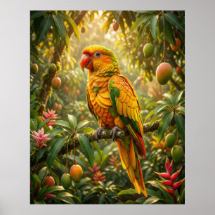 Póster Dosel de Loro Mango