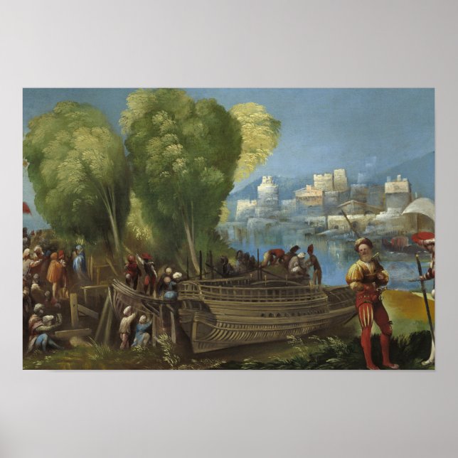 Póster Dosso Dossi - Aeneas y Achates sobre Libia (Frente)
