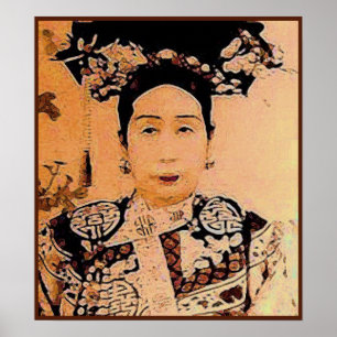 Póster Dotador de la emperatriz de China