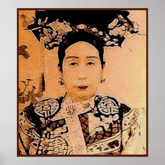 Póster Dotador de la emperatriz de China (Frente)