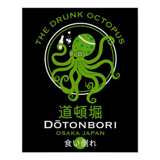 Póster Dōtonbori Japan Pubs (Anverso)