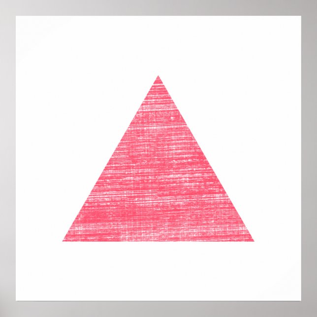 Póster Double Stamped Pink Triangle (Frente)