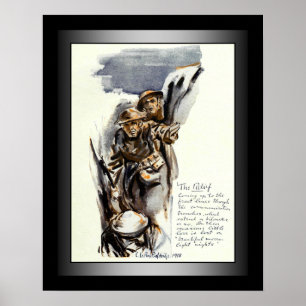 Póster Doughboys de Estados Unidos ~ Estrellas y rayas ~ 