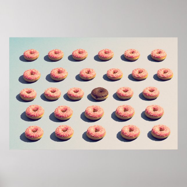 Póster Doughnut En Un Grupo (Frente)