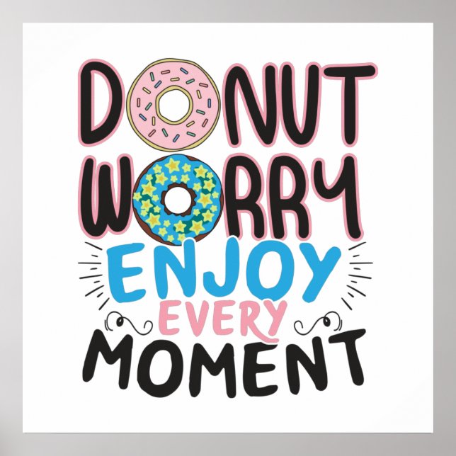 Póster Doughnut Lover - Donut Worry Animation (Frente)