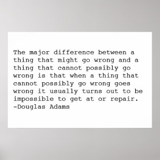 Póster Douglas Adams