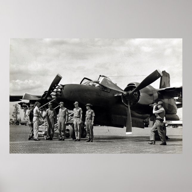 Póster Douglas B-26K Invader (Frente)