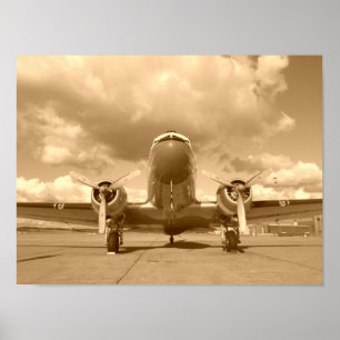Póster Douglas DC-3 Dakota / C-47