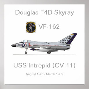 Póster Douglas F4D Skyray