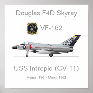 Póster Douglas F4D Skyray