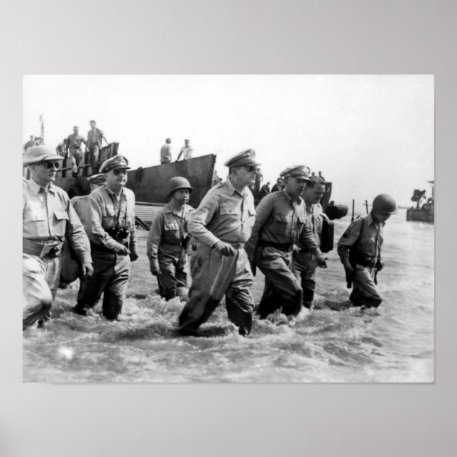 Póster Douglas MacArthur regresa (Frente)