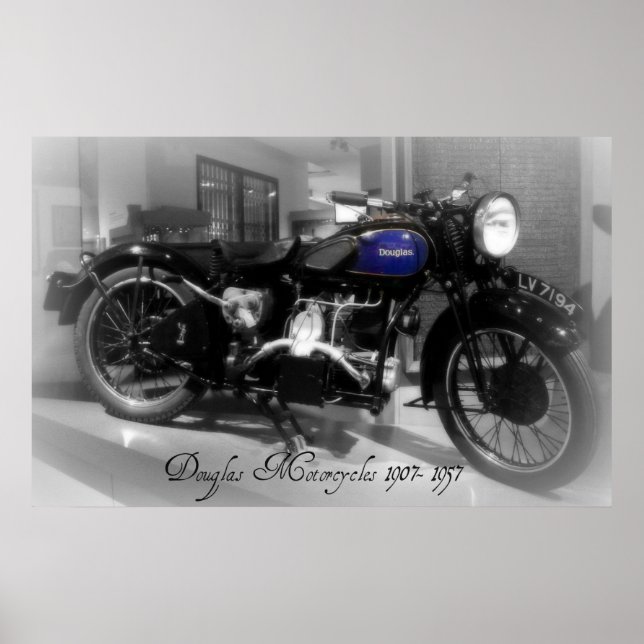 Póster Douglas Motorcycle (Frente)