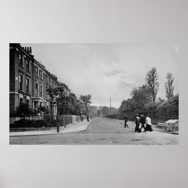Póster Douglas Road, Canonbury, Islington, c.1905 (Frente)